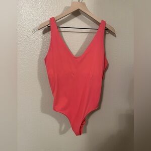 Athleta Hampton One-Piece Swimsuit in Coral Petal